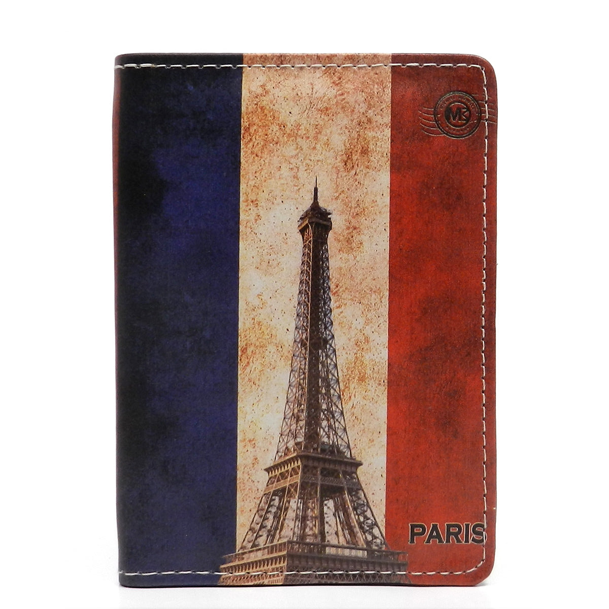 vegan leather passport case | France