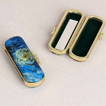 Artist Inspired Print Lipstick Case w/ Mirror