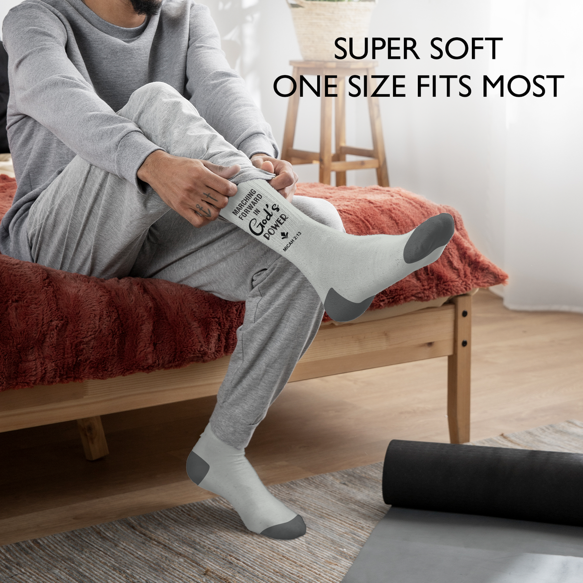 Men's Crew Socks | God's Power