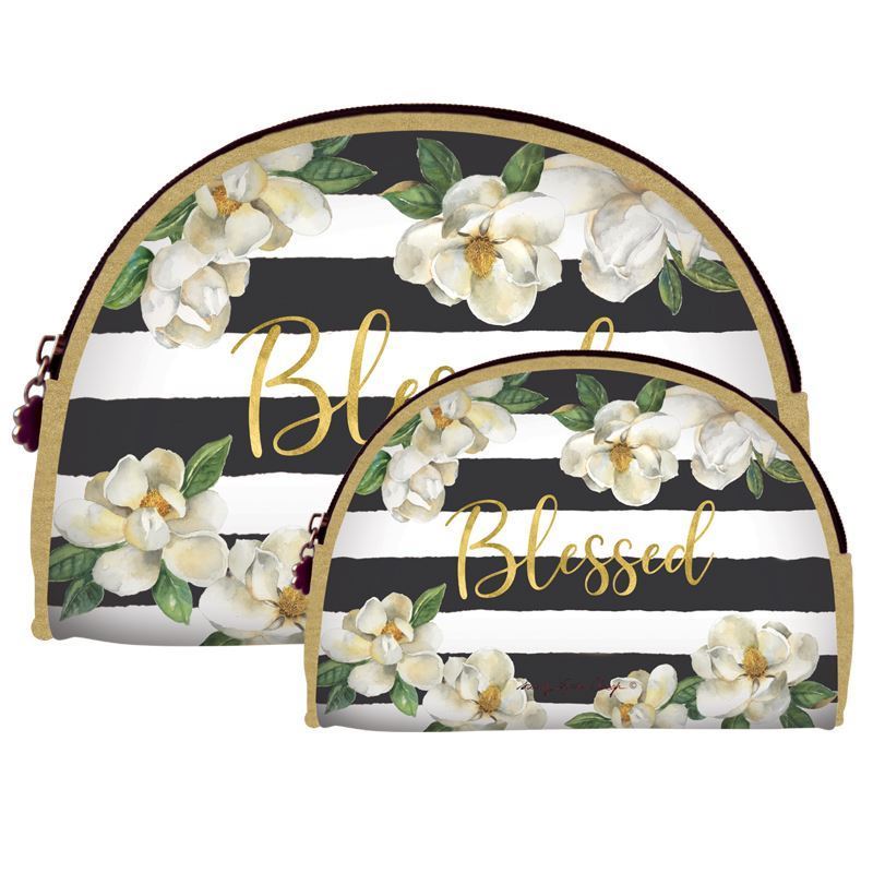 cosmetic bag set | Blessed Magnolia Cosmetic Duo