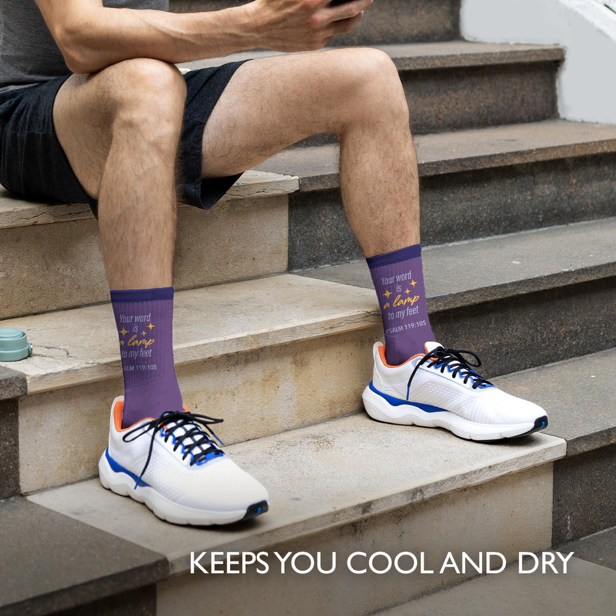Men's Crew Socks | Lamp to My Feet