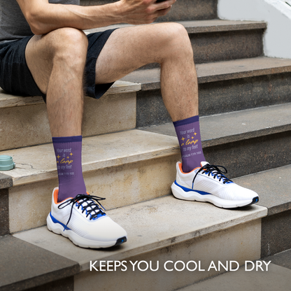 Men's Crew Socks | Lamp to My Feet