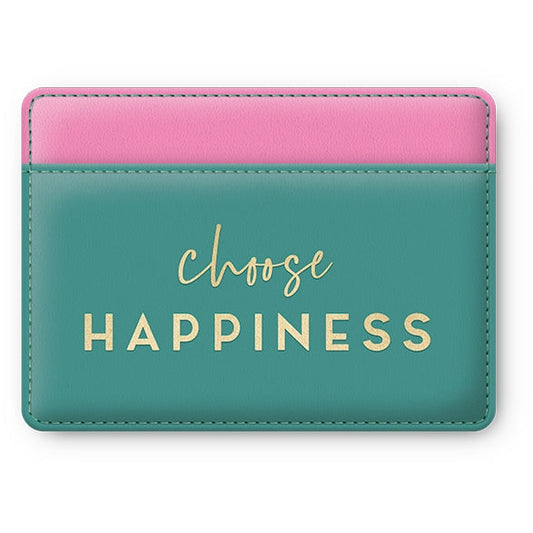 Statement Credit Card Wallet | "Choose Happiness"