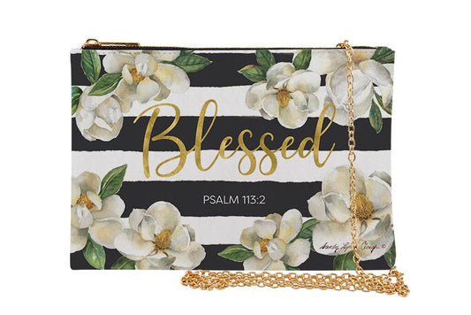 clutch handbag | Blessed Magnolia Chain Purse