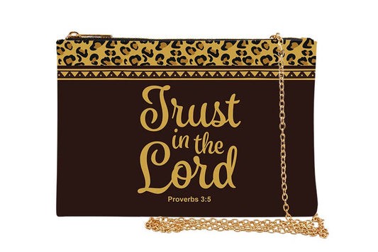 clutch handbag | Trust in the Lord Chain Purse