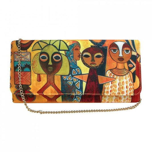 Canvas Statement Clutch | Windows 2 Africa