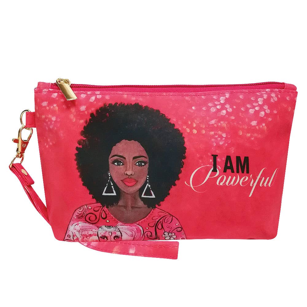 graphic cosmetic bag | Powerful
