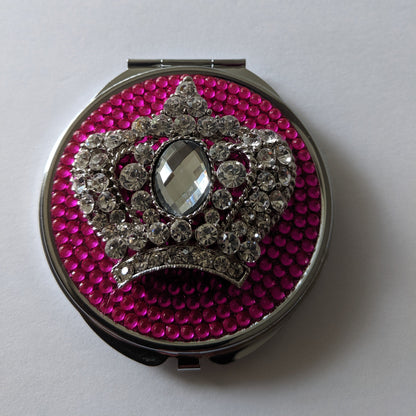 handmade compact mirror | Crown Jewels