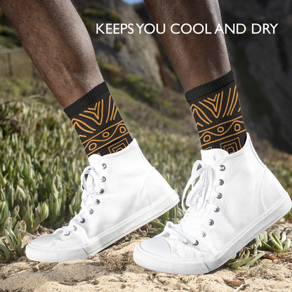 Men's Crew Socks | Zulu Black