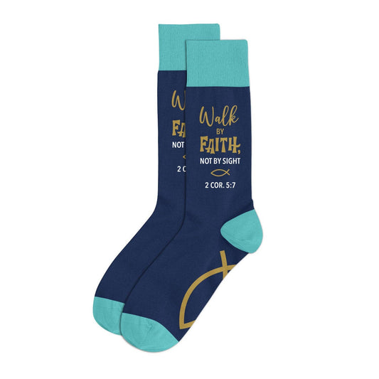 Men's Crew Socks | Walk by Faith