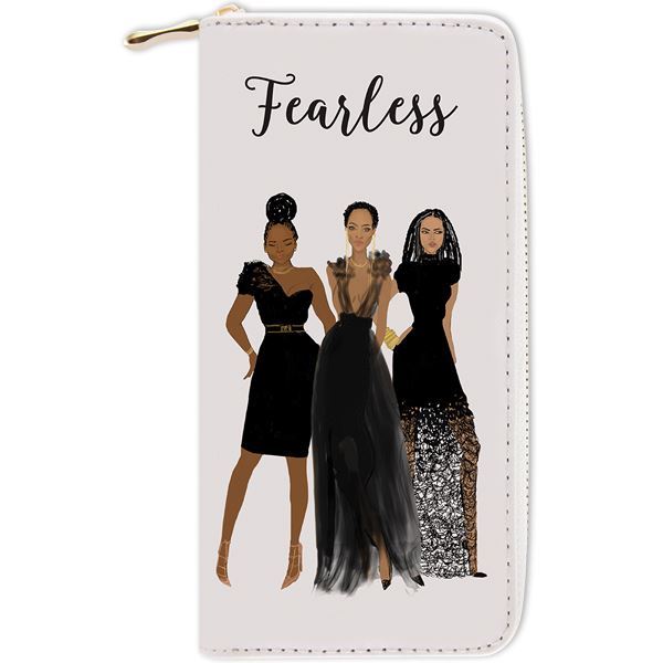 African American Expressions 'Fearless' Statement Wallet