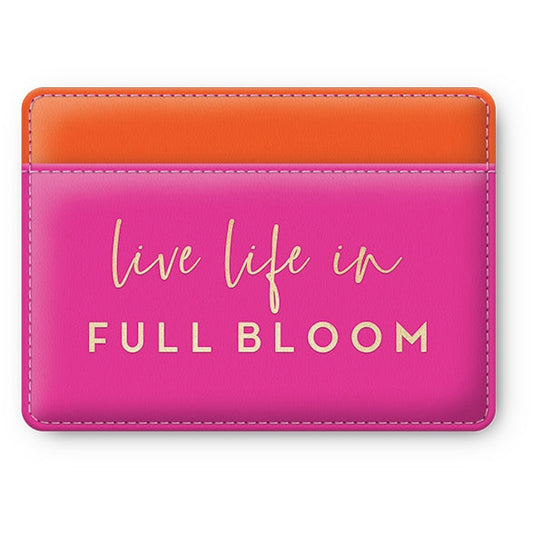 vegan leather card wallet | Full Bloom