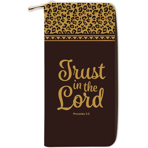 vegan leather wallet | Trust in the Lord
