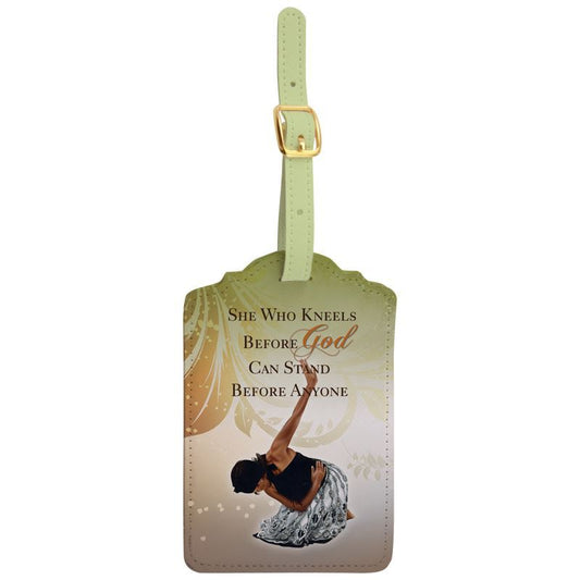 African American Expressions Luggage Tag Set | She Who Kneels