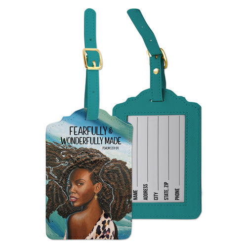 African American Expressions Luggage Tag Set | Wonderfully Made