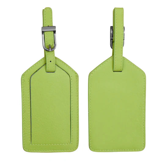 ili New York Leather Luggage Tag | Pear