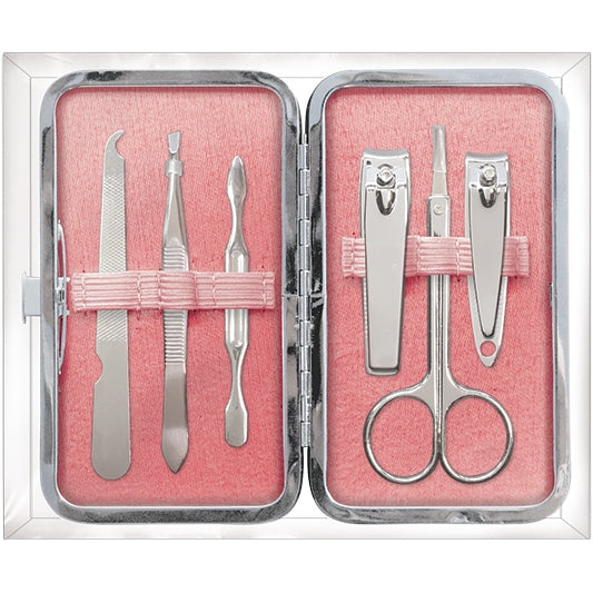 Vegan Leather Travel Manicure Set