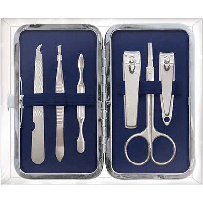 Vegan Leather Travel Manicure Set