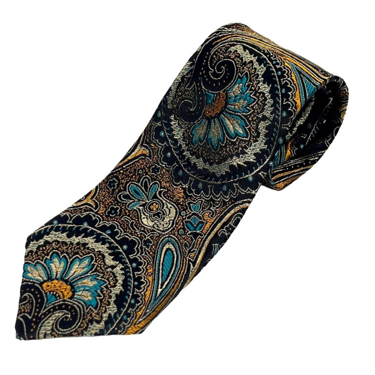 Brocade Paisley Print Necktie