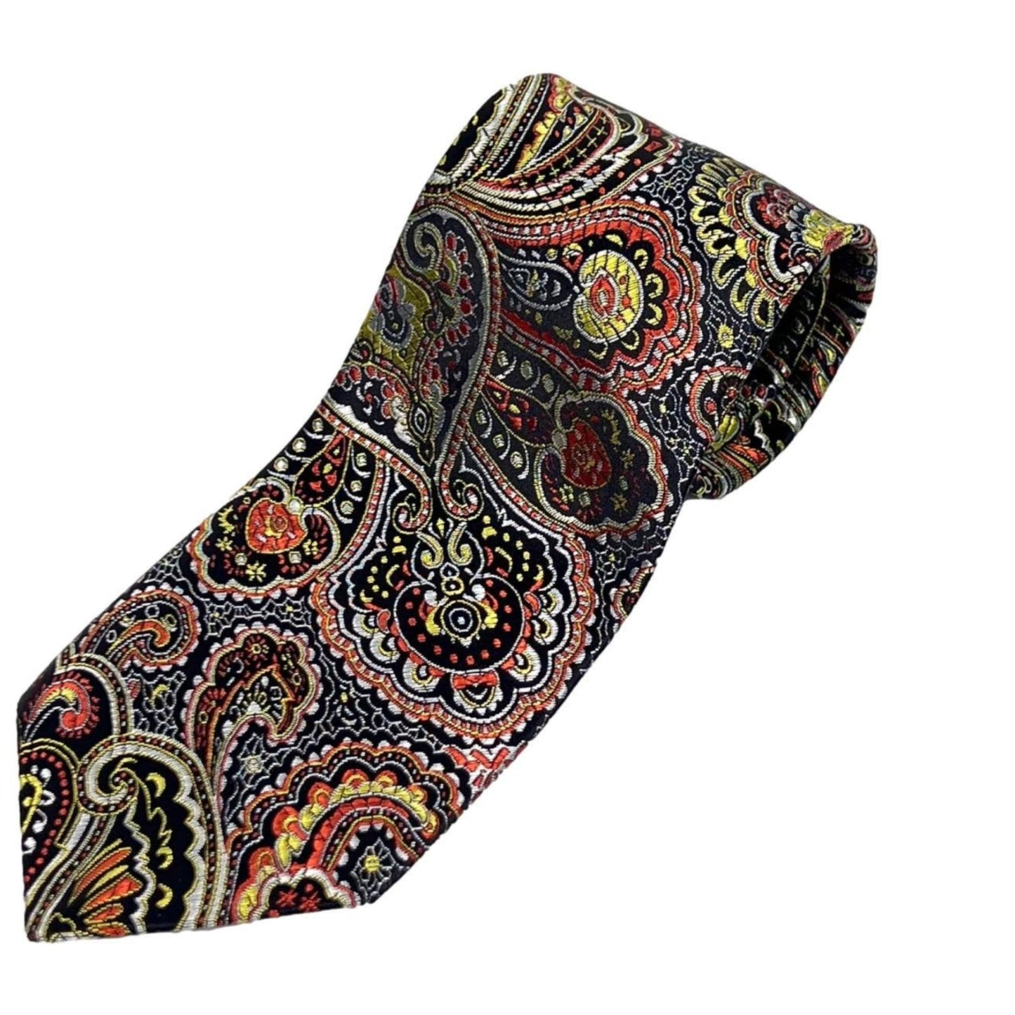 Brocade Paisley Print Necktie