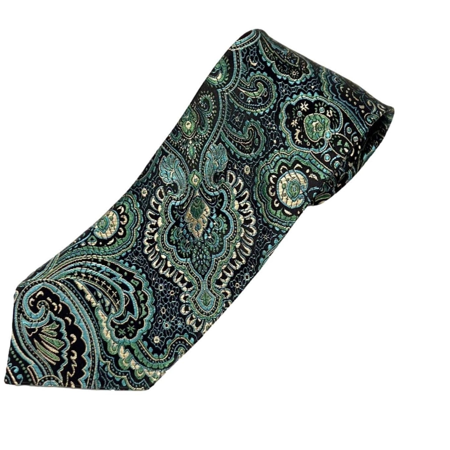 Brocade Paisley Print Necktie