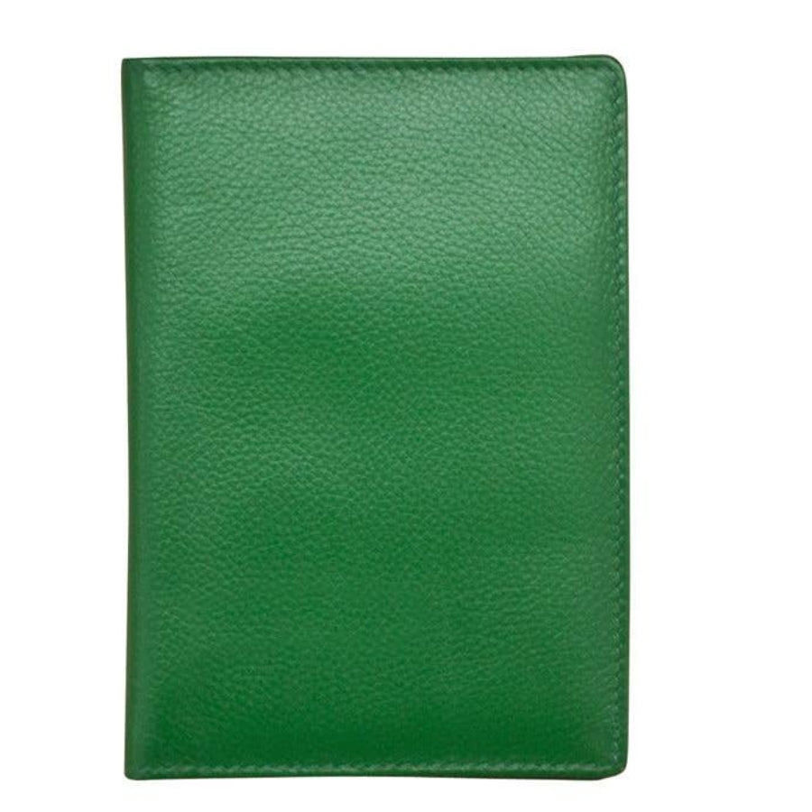 Leather Passport Wallet | Emerald