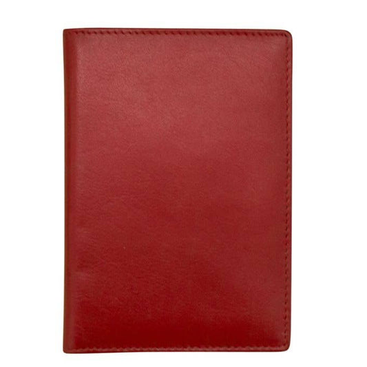 Leather Passport Holder | Red