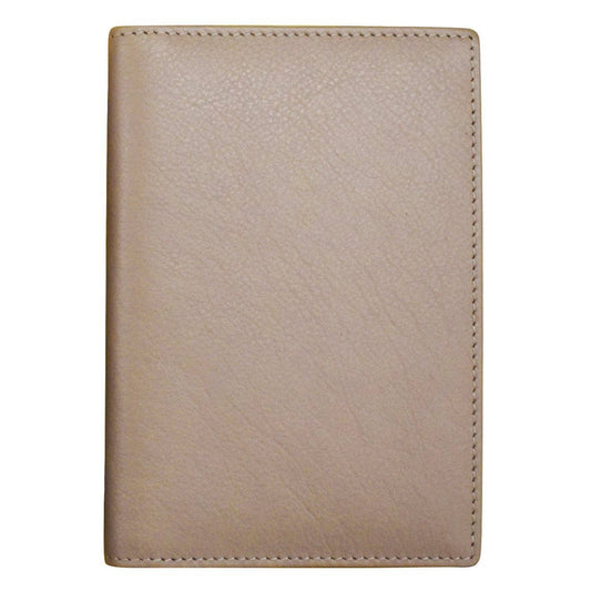 Leather Passport Holder | Taupe