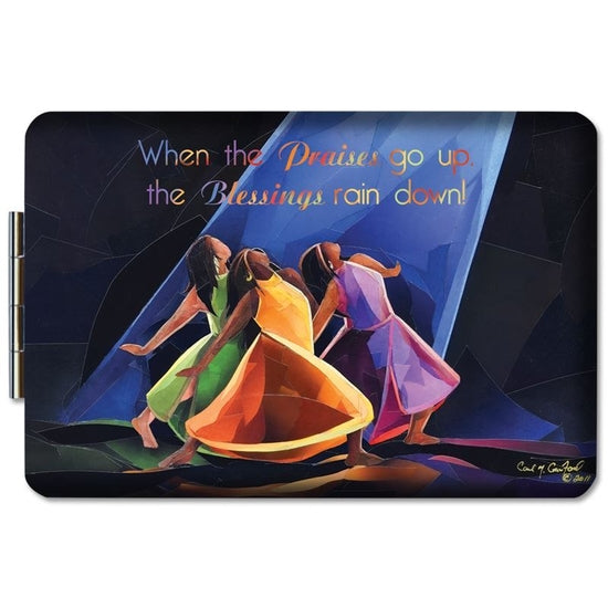 African American Expressions Rectangular Compact Mirror | Praises Go Up