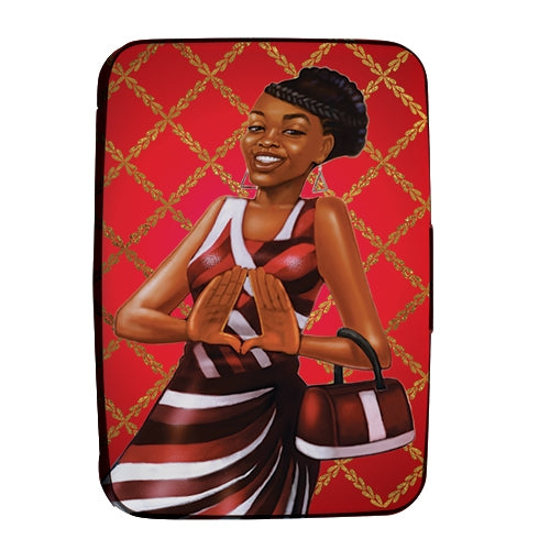 Lady in Red RFID Card Holder