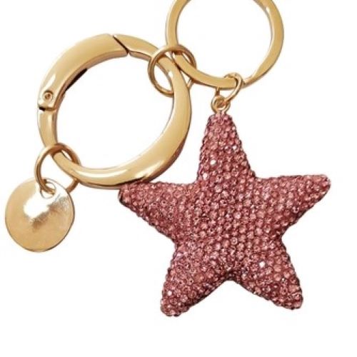 Rhinestone Star Keychain