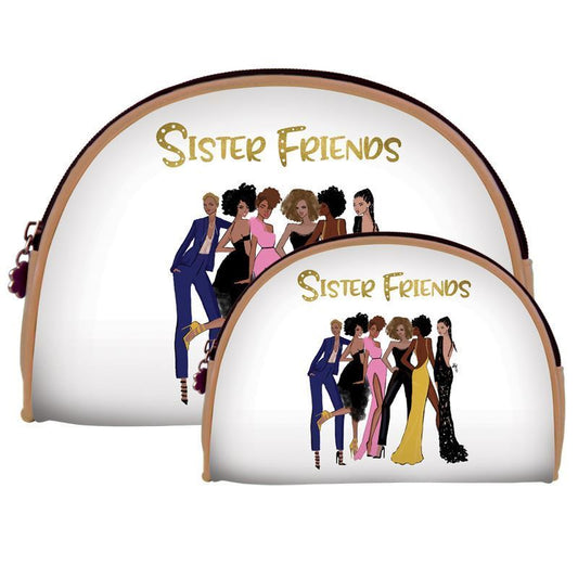 African American Expressions Cosmetic Bag Duo | Sister Friends 2