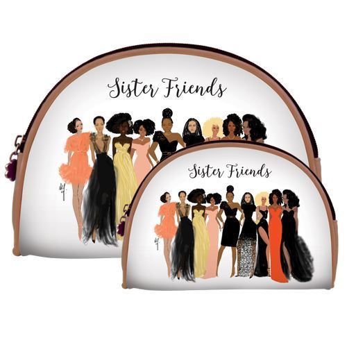 African American Expressions Cosmetic Bag Duo | Sister Friends