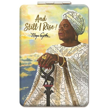 African American Expressions Rectangular Compact Mirror | Still I Rise