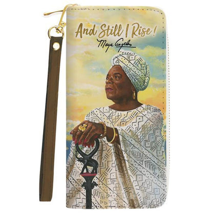 African American Expressions 'Still I Rise' Statement Wallet