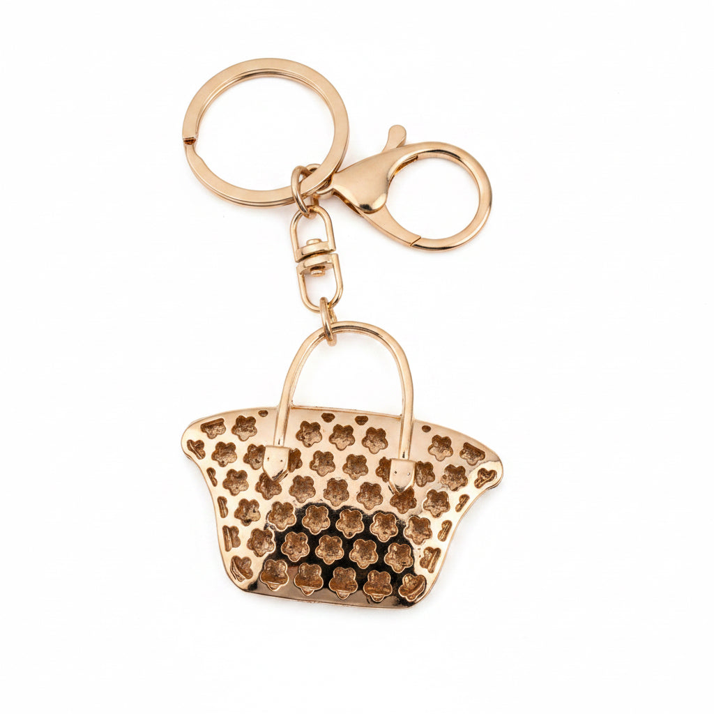 Keyring Bag Charm | Rhinestone Handbag