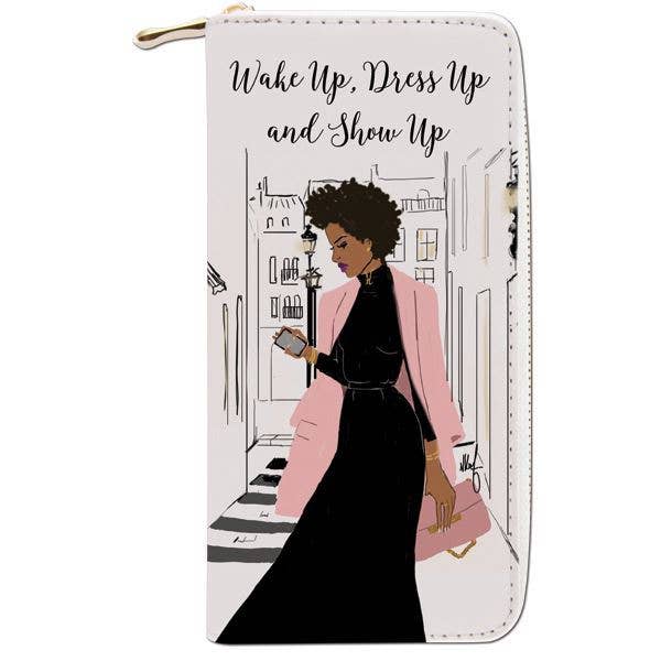 African American Expressions 'Show Up' Statement Wallet