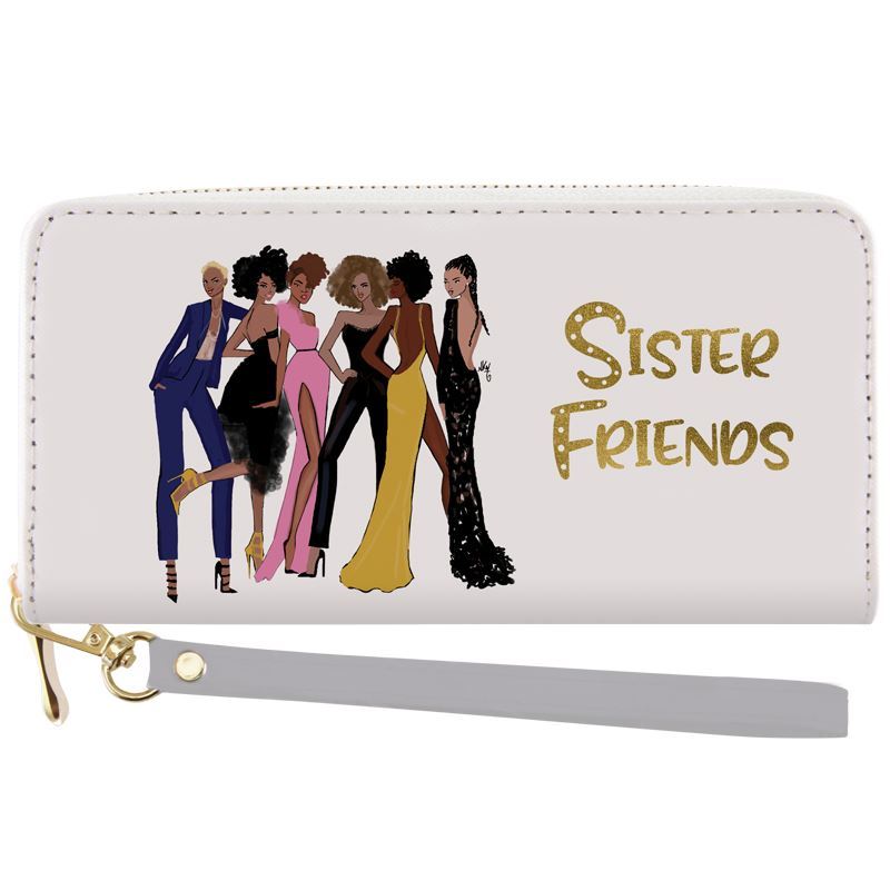 African American Expressions 'Sister Friends 2' Statement Wallet