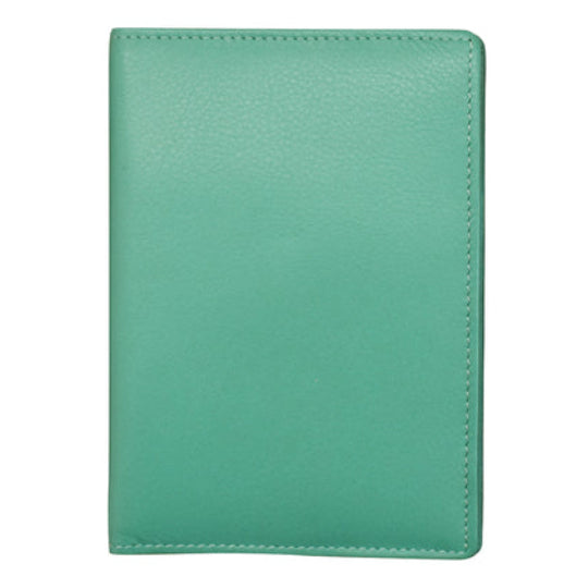 Leather Passport Wallet | Turquoise