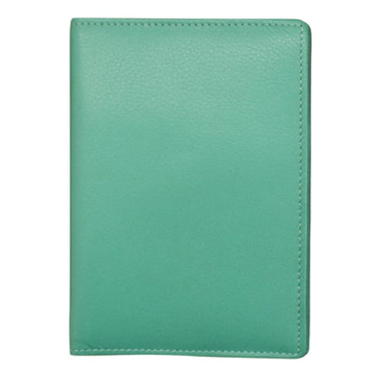 Leather Passport Wallet | Turquoise