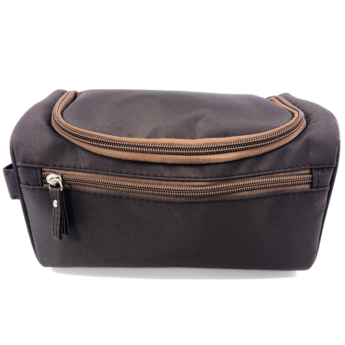 Men's Nylon Hanging Toiletry Bag | Brown