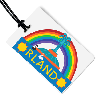 fashion luggage tag | Orlando Rainbow