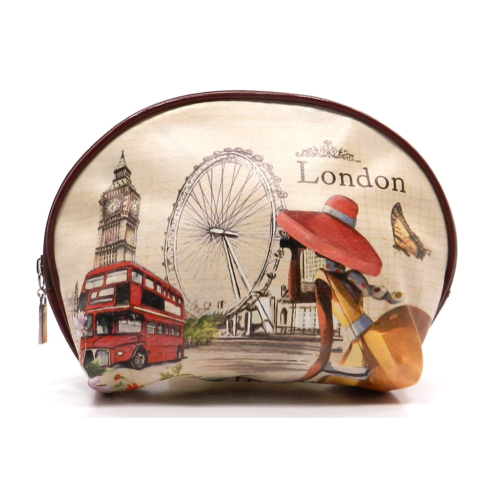graphic cosmetic bag | London Fairway