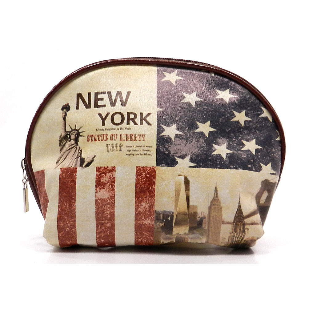 graphic cosmetic bag | Lady Liberty