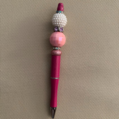 pink beaded pen | Fruit Punch