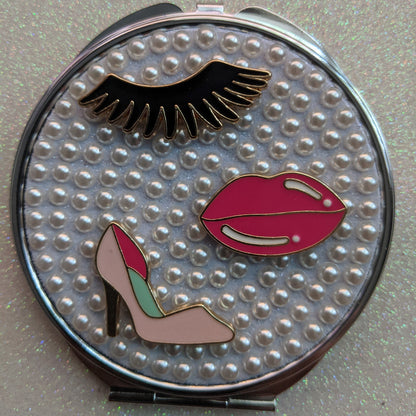 handmade compact mirror | Glam Collection