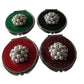 rhinestone pearl compact mirror