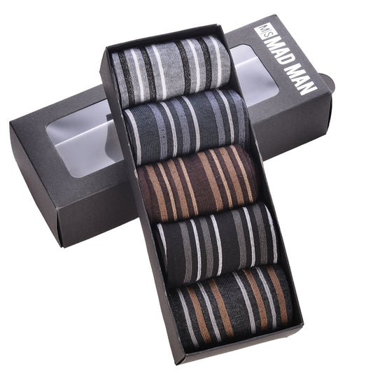 Men's Socks - 5 Boxed Pair | Variegated